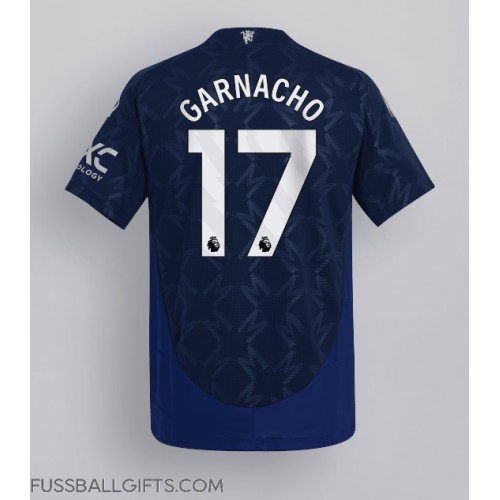 Manchester United Alejandro Garnacho #17 Fußballbekleidung Auswärtstrikot 2024-25 Kurzarm